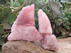 Natural Cobbed Rose Quartz Specimens x 15 From Northern Cape, South Africa - Toprock Gemstones and Minerals 