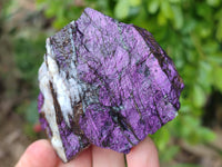 Natural Metallic Purpurite Specimens x 6 From Erongo, Namibia