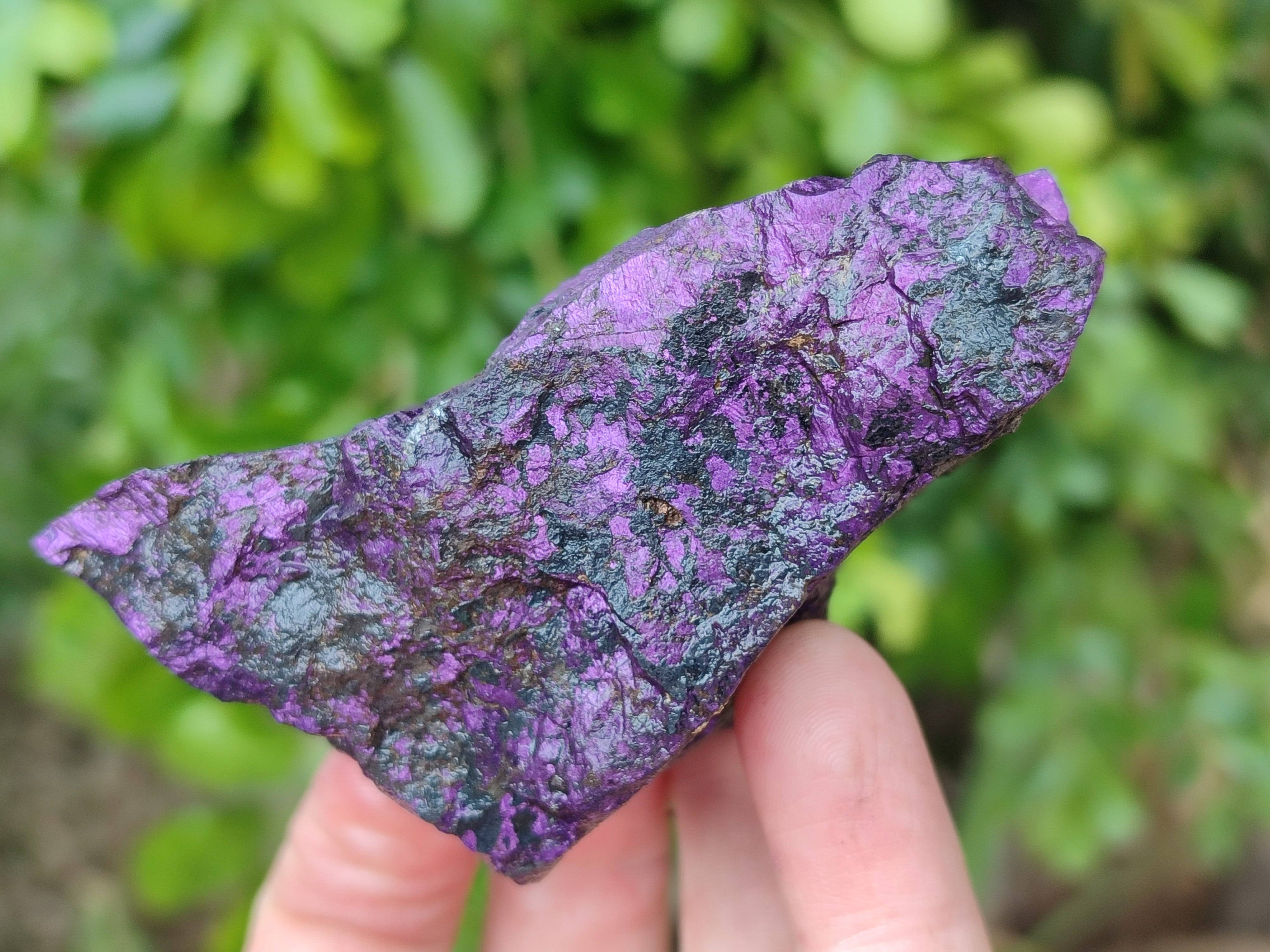 Natural Metallic Purpurite Specimens x 6 From Erongo, Namibia - Toprock Gemstones and Minerals 