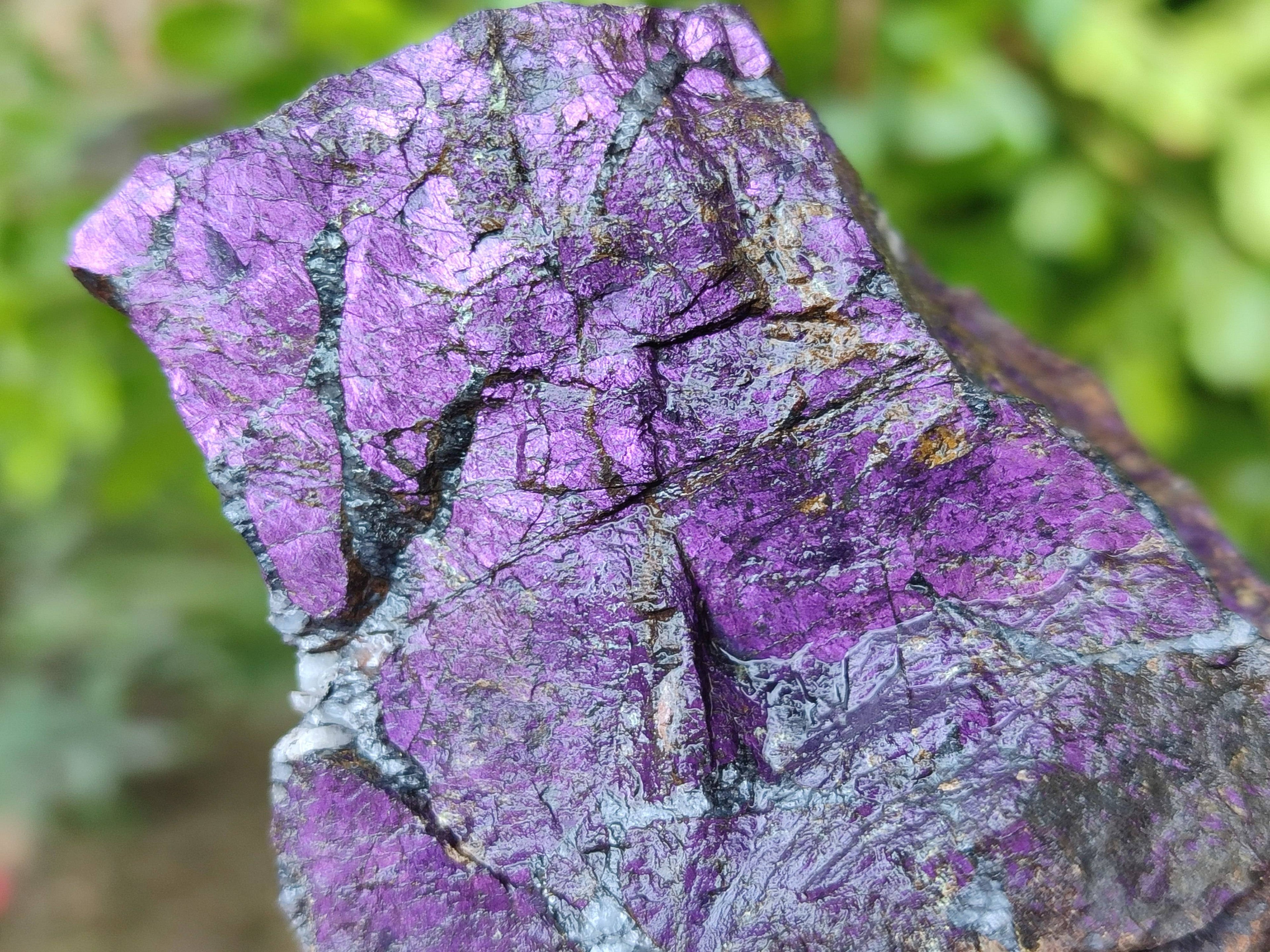 Natural Metallic Purpurite Specimens x 6 From Erongo, Namibia - Toprock Gemstones and Minerals 
