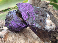 Natural Metallic Purpurite Specimens x 6 From Erongo, Namibia