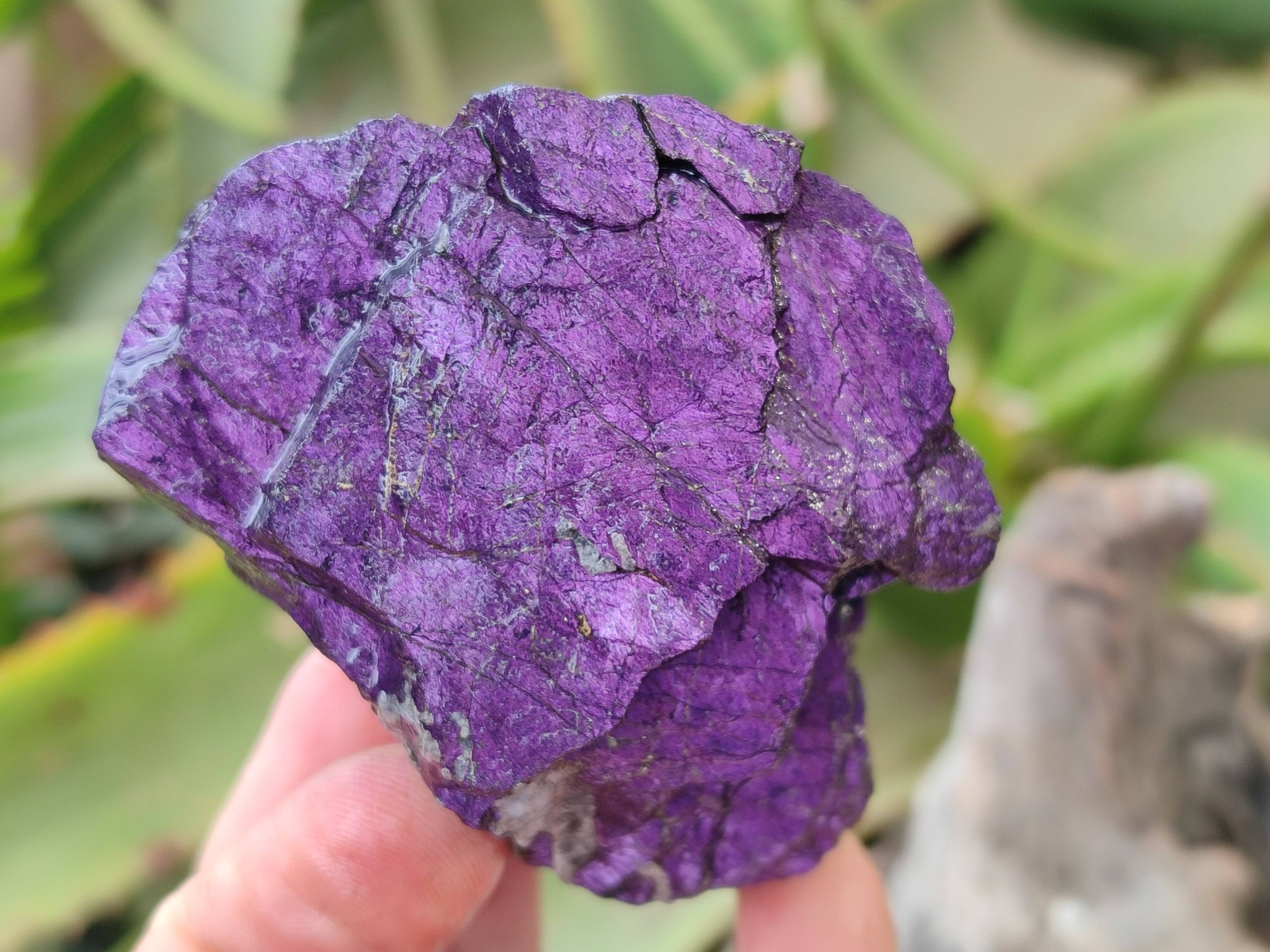 Natural Metallic Purpurite Specimens x 6 From Erongo, Namibia - Toprock Gemstones and Minerals 