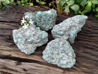 Natural Emerald Mica 'Mutokolite' Specimens x 4 From Mutoko, Zimbabwe