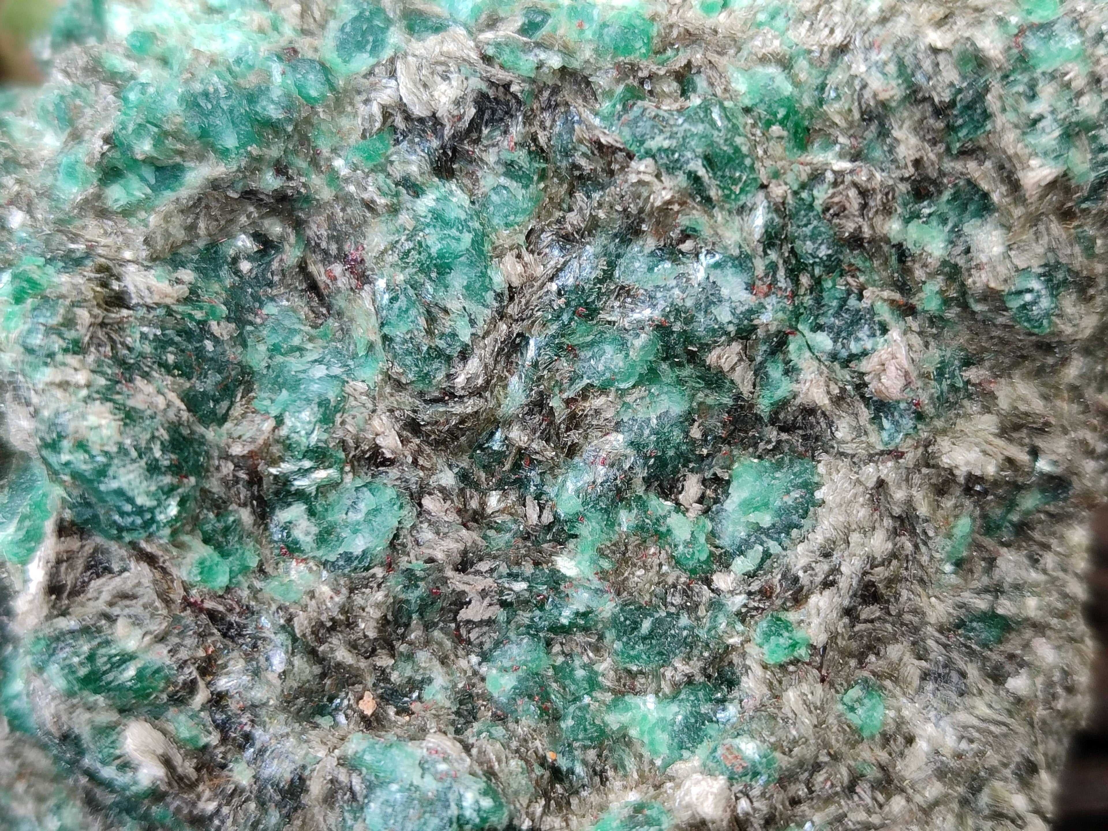 Natural Emerald Mica 'Mutokolite' Specimens x 4 From Mutoko, Zimbabwe - Toprock Gemstones and Minerals 