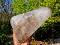 Polished Smokey Window Quartz Crystal x 1 From Madagascar