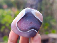Polished Sashe River Agate Palm Stones x 20 From Zimbabwe