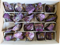 Natural Metallic Purpurite Specimens x 20 From Erongo, Namibia