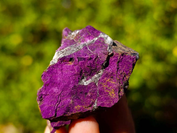 Natural Metallic Purpurite Specimens x 20 From Erongo, Namibia