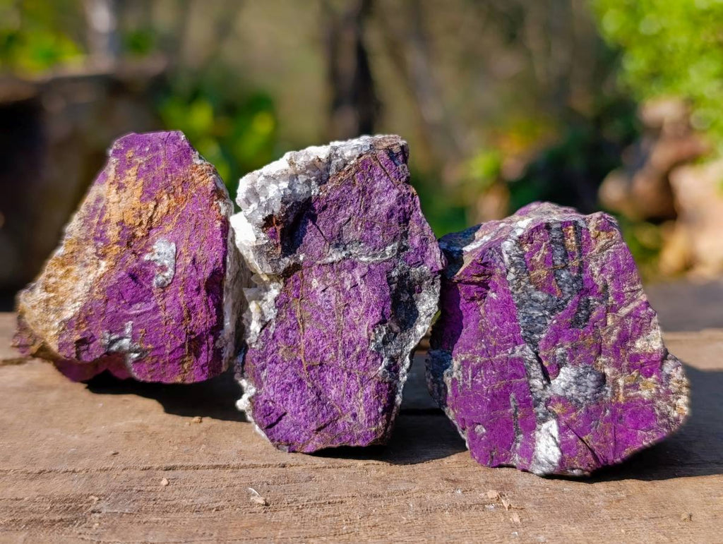 Natural Metallic Purpurite Specimens x 20 From Erongo, Namibia - Toprock Gemstones and Minerals 