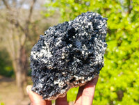 Natural Schorl Black Tourmaline Specimens x 2 From Namibia