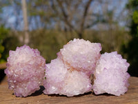 Natural Amethyst Spirit Quartz Crystals x 20 From South Africa