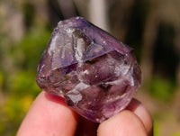 Natural Window Amethyst Crystals x 35 From Chiredzi, Zimbabwe