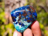 Polished Shattuckite Free Forms x 35 From Congo