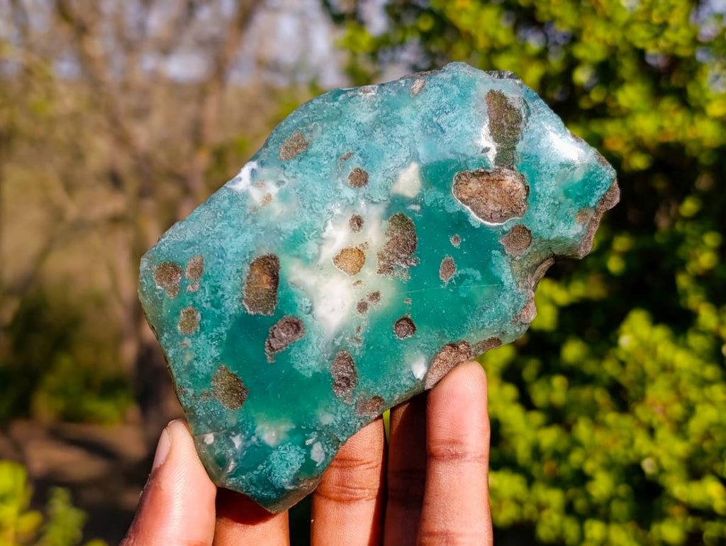 Polished On One Side Emerald Mtorolite x 6 From Mutorashanga, Zimbabwe - Toprock Gemstones and Minerals 