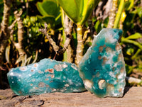 Polished On One Side Emerald Mtorolite x 6 From Mutorashanga, Zimbabwe