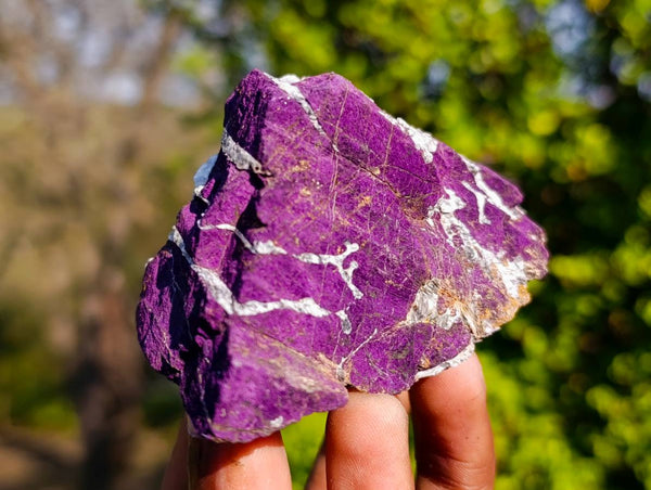 Natural Metallic Purpurite Specimens x 6 From Erongo, Namibia