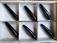 Polished Black Basalt Massage Wands x 6 From Antsirabe, Madagascar