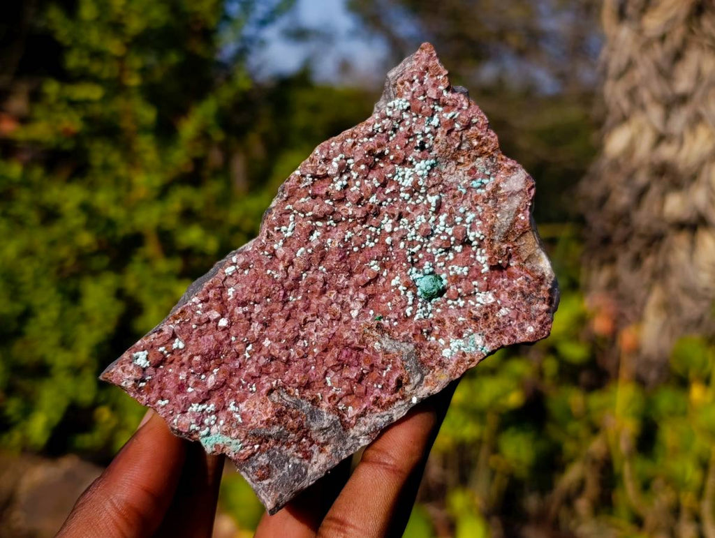 Natural Drusy Salrose on Dolomite Matrix Specimens x 2 From Kakanda, Congo - Toprock Gemstones and Minerals 