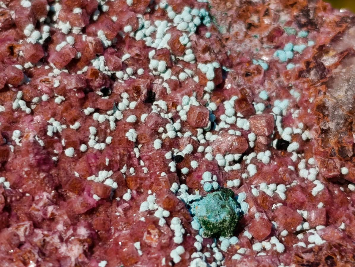 Natural Drusy Salrose on Dolomite Matrix Specimens x 2 From Kakanda, Congo - Toprock Gemstones and Minerals 