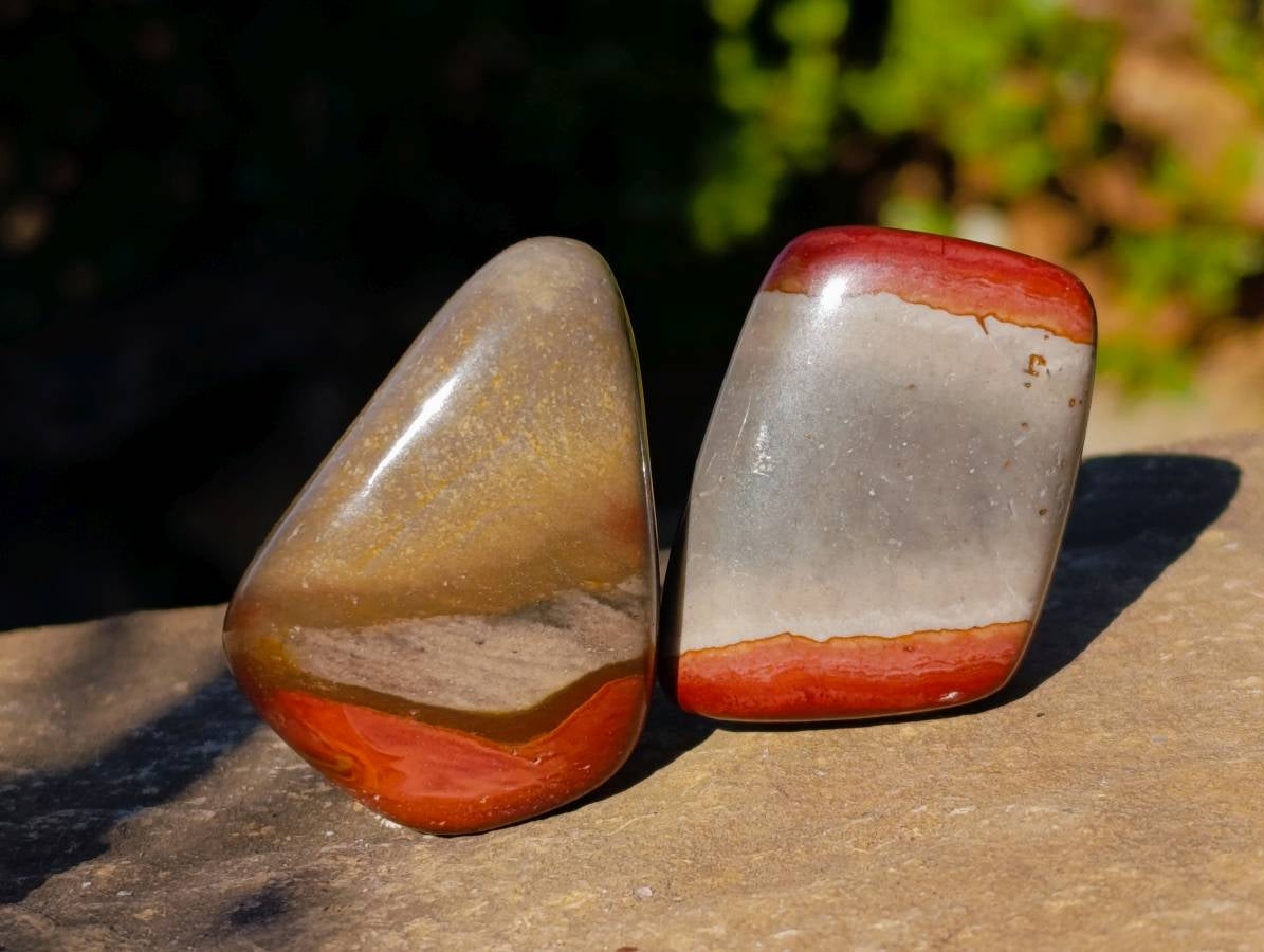 Polished Polychrome Jasper Free Forms x 35 From Madagascar - Toprock Gemstones and Minerals 