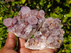 Natural Amethyst Spirit Quartz Clusters x 6 From South Africa - Toprock Gemstones and Minerals 