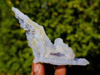 Natural Etched Blue Chalcedony Specimens x 6 From Nsanje, Malawi
