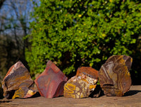 Natural Selected Nguni Jasper Cobbed Specimens x 36 From Prieska, South Africa