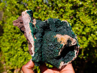 Natural Ball Malachite On Dolomite Matrix Specimens x 2 From Kambove, Congo