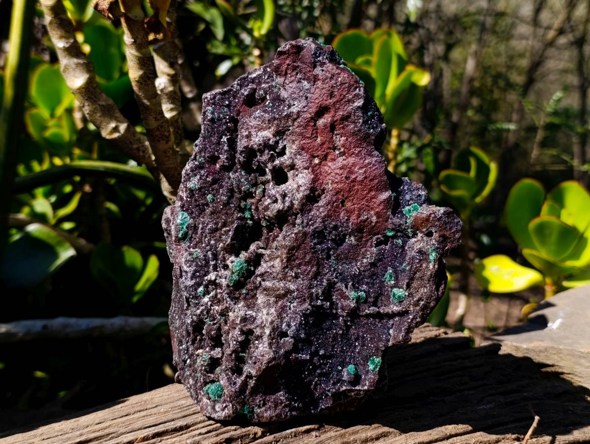 Natural Ball Malachite On Dolomite Matrix Specimen x 1 From Kambove, Congo - Toprock Gemstones and Minerals 