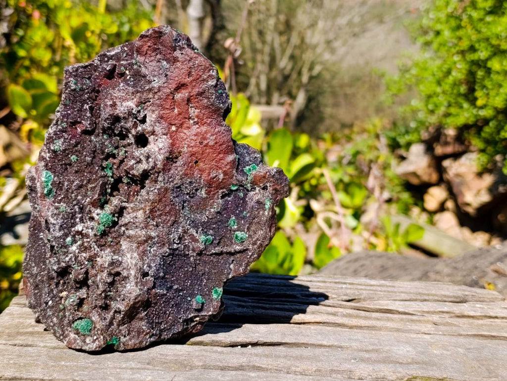 Natural Ball Malachite On Dolomite Matrix Specimen x 1 From Kambove, Congo - Toprock Gemstones and Minerals 