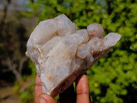 Natural Fairy Spirit Quartz Clusters x 4 From South Africa