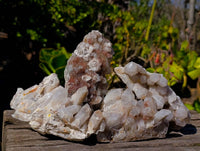 Natural Fairy Spirit Quartz Clusters x 4 From South Africa
