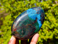 Polished Shattuckite Free Forms x 6 From Kaokoveld, Namibia