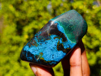 Polished Shattuckite Free Forms x 6 From Kaokoveld, Namibia