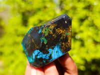 Polished Shattuckite Free Forms x 6 From Kaokoveld, Namibia
