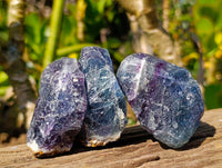 Natural Watermelon Fluorite Cobbed Specimens x 35 From Namibia