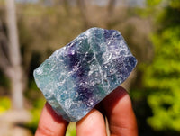 Natural Watermelon Fluorite Cobbed Specimens x 35 From Namibia