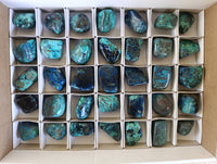 Polished Shattuckite Free Forms x 35 From Kaokoveld, Namibia