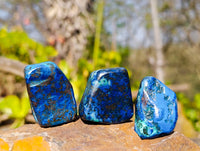 Polished Shattuckite Free Forms x 35 From Kaokoveld, Namibia