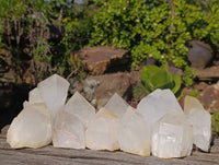 Natural Quartz Crystals x 12 From Madagascar
