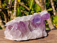 Natural Jacaranda Amethyst Clusters x 2 From Zambia