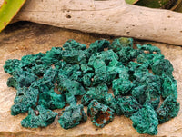 Natural Silky Malachite Specimens x 35 From Kasompe, Congo