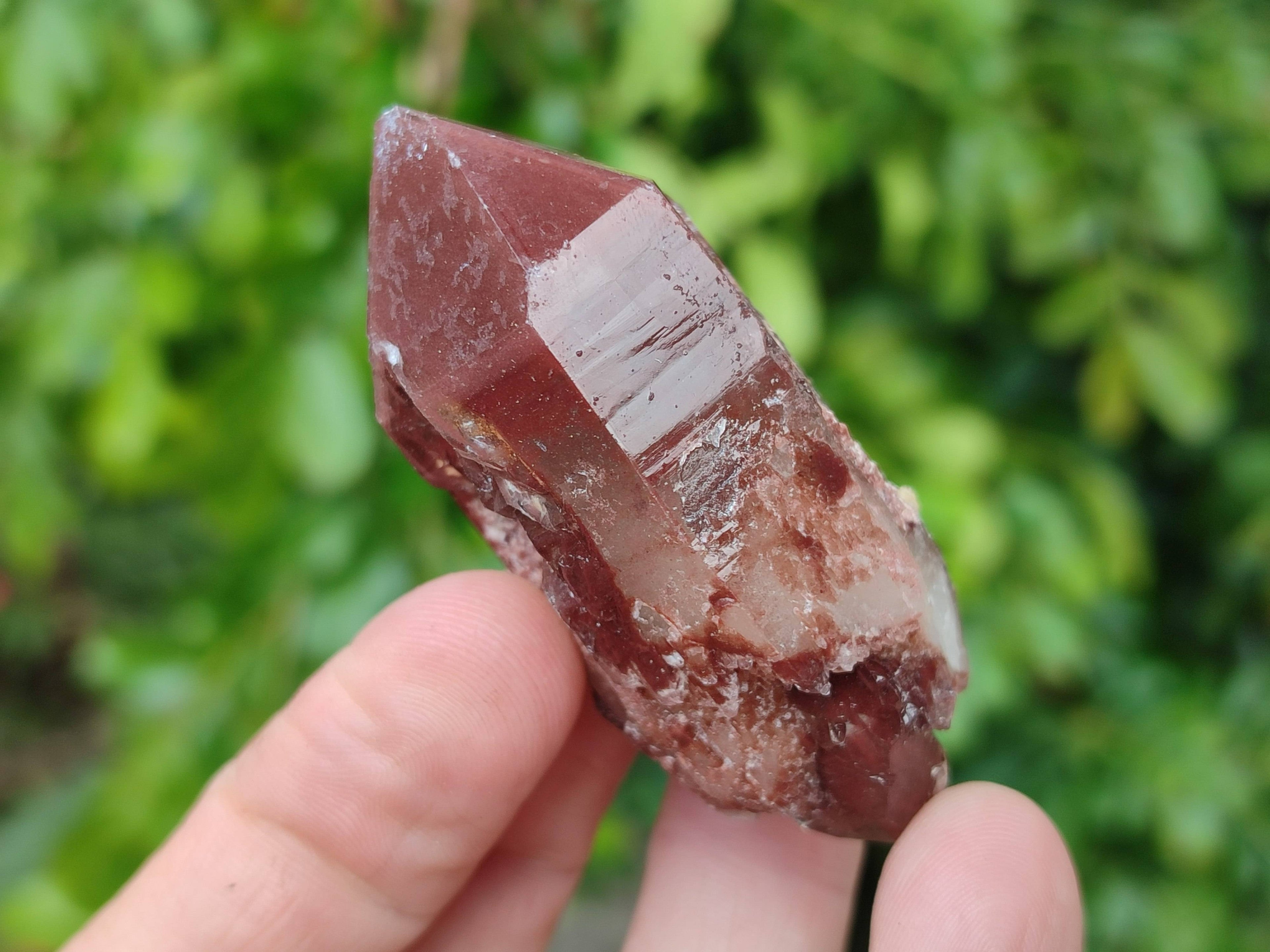 Natural Red Hematoid Quartz Crystals x 13 From Karoi, Zimbabwe - Toprock Gemstones and Minerals 