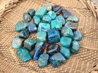 Polished Shattuckite Free Forms x 35 From Congo