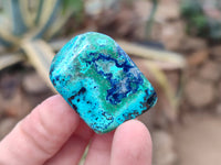 Polished Shattuckite Free Forms x 35 From Congo