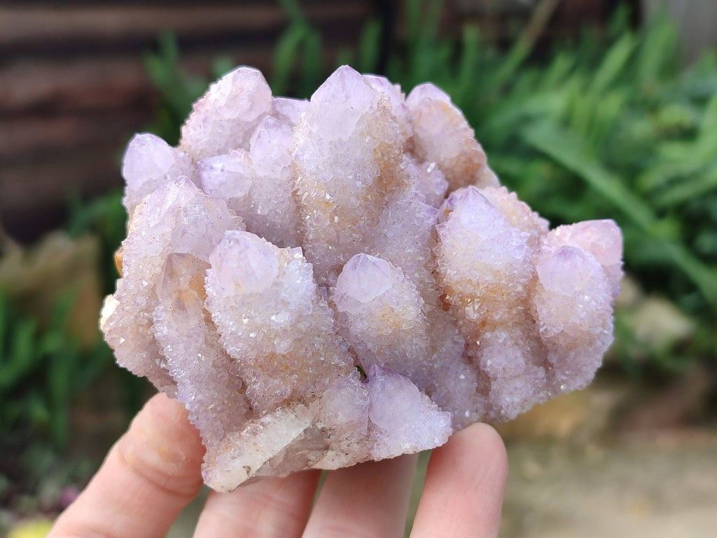 Natural Amethyst Spirit Quartz Clusters x 3 From Boekenhouthoek, South Africa - Toprock Gemstones and Minerals 