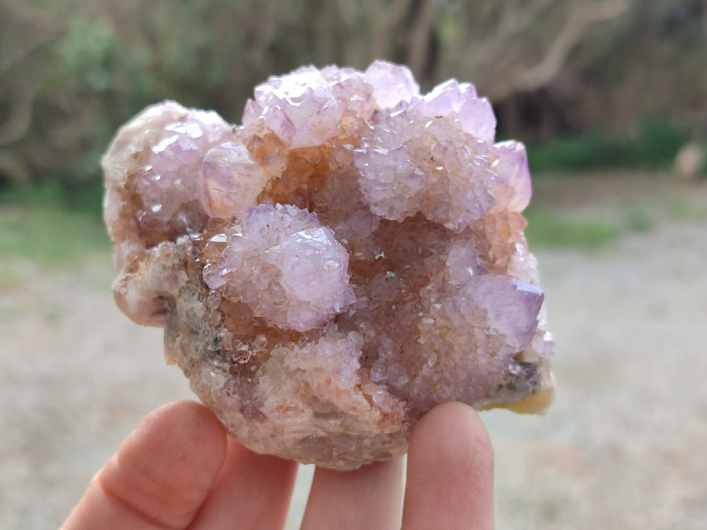 Natural Amethyst Spirit Quartz Clusters x 3 From Boekenhouthoek, South Africa - Toprock Gemstones and Minerals 