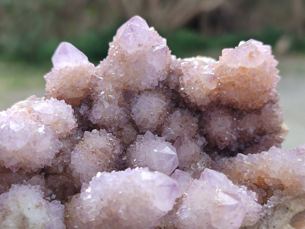 Natural Amethyst Spirit Quartz Clusters x 3 From Boekenhouthoek, South Africa - Toprock Gemstones and Minerals 