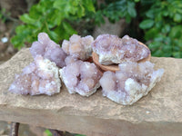 Natural Amethyst Spirit Quartz Crystals x 20 From Boekenhouthoek, South Africa - Toprock Gemstones and Minerals 