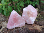 Natural Pink Rose Quartz Cobbed Specimens x 12 From North Cape, South Africa - Toprock Gemstones and Minerals 